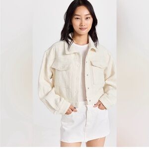 Blank NYC Tweed Cropped Jacket